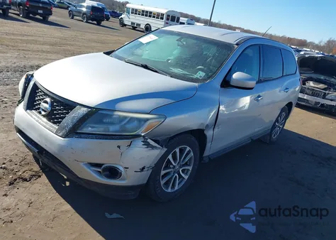 2013 Nissan Pathfinder S из США, поврежденный, VIN 5N1AR2MN8DC668494